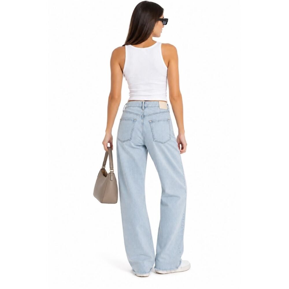 Citizens of Humanity Brynn Drawstring Wide Leg Jeans Cut Hem | Size 31 - Picture 2 of 8